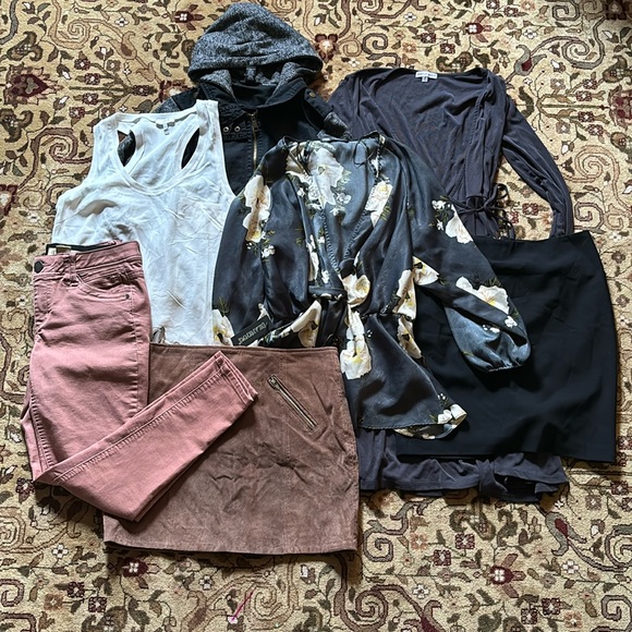 Zara Tops - Spring Bundle M Skirt Dress Blouse Jacket Zara Joie